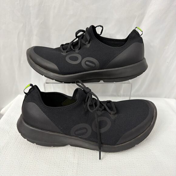 OOFOS OOmg Sport LS Shoes Mens Size 14 Black Recovery Lace Up Comfort - Picture 8 of 10